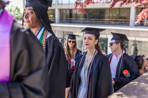 Connecticut College’s 108th Commencement Sunday, May 17, 2026 on Tempel Green.  (Connecticut College photos by Brenda De Los Santos)