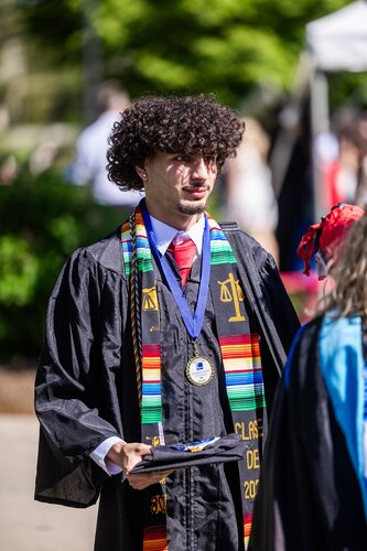 Connecticut College’s 108th Commencement Sunday, May 17, 2026 on Tempel Green.  (Connecticut College photos by Brenda De Los Santos)