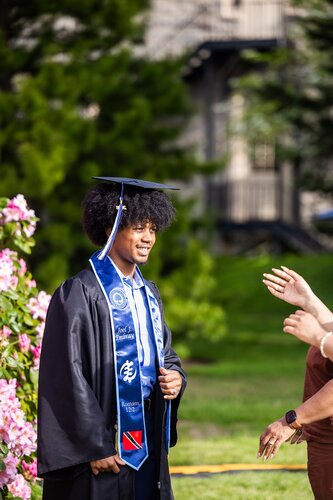 Connecticut College’s 108th Commencement Sunday, May 17, 2026 on Tempel Green.  (Connecticut College photos by Brenda De Los Santos)