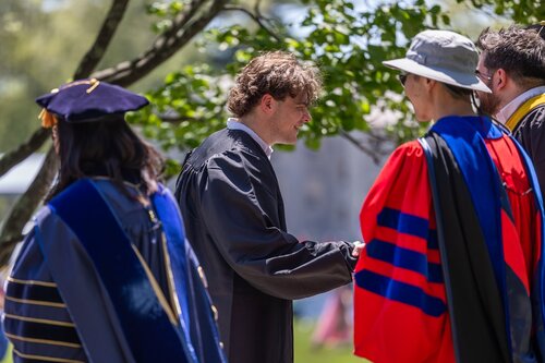 Connecticut College’s 108th Commencement Sunday, May 17, 2026 on Tempel Green.  (Connecticut College photos by Brenda De Los Santos)