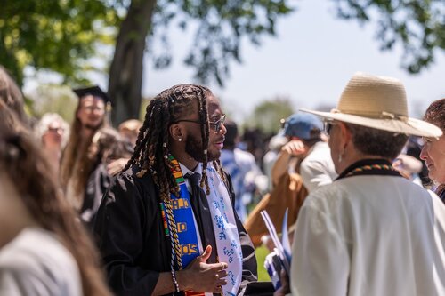 Connecticut College’s 108th Commencement Sunday, May 17, 2026 on Tempel Green.  (Connecticut College photos by Brenda De Los Santos)