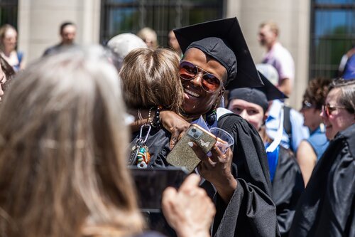 Connecticut College’s 108th Commencement Sunday, May 17, 2026 on Tempel Green.  (Connecticut College photos by Brenda De Los Santos)