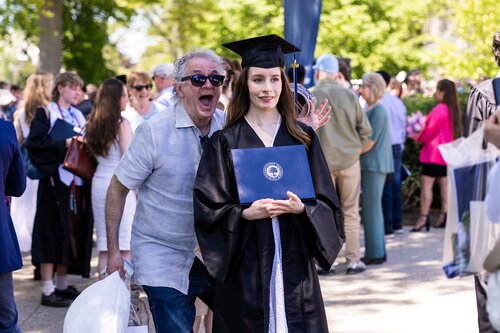 Connecticut College’s 108th Commencement Sunday, May 17, 2026 on Tempel Green.  (Connecticut College photos by Brenda De Los Santos)