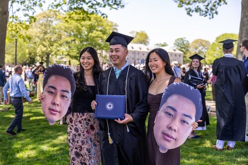Connecticut College’s 108th Commencement Sunday, May 17, 2026 on Tempel Green.  (Connecticut College photos by Brenda De Los Santos)