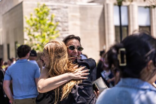 Connecticut College’s 108th Commencement Sunday, May 17, 2026 on Tempel Green.  (Connecticut College photos by Brenda De Los Santos)