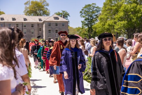 Connecticut College’s 108th Commencement Sunday, May 17, 2026 on Tempel Green.  (Connecticut College photos by Brenda De Los Santos)