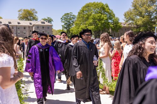 Connecticut College’s 108th Commencement Sunday, May 17, 2026 on Tempel Green.  (Connecticut College photos by Brenda De Los Santos)