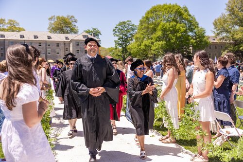 Connecticut College’s 108th Commencement Sunday, May 17, 2026 on Tempel Green.  (Connecticut College photos by Brenda De Los Santos)
