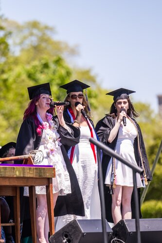Connecticut College’s 108th Commencement Sunday, May 17, 2026 on Tempel Green.  (Connecticut College photos by Brenda De Los Santos)