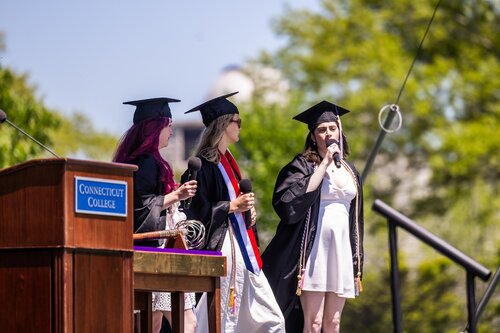 Connecticut College’s 108th Commencement Sunday, May 17, 2026 on Tempel Green.  (Connecticut College photos by Brenda De Los Santos)