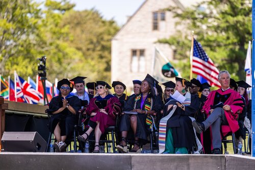 Connecticut College’s 108th Commencement Sunday, May 17, 2026 on Tempel Green.  (Connecticut College photos by Brenda De Los Santos)
