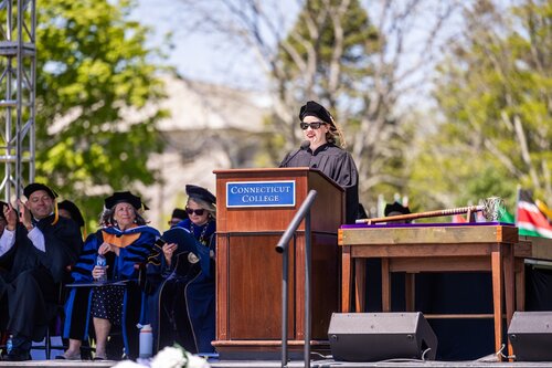 Connecticut College’s 108th Commencement Sunday, May 17, 2026 on Tempel Green.  (Connecticut College photos by Brenda De Los Santos)