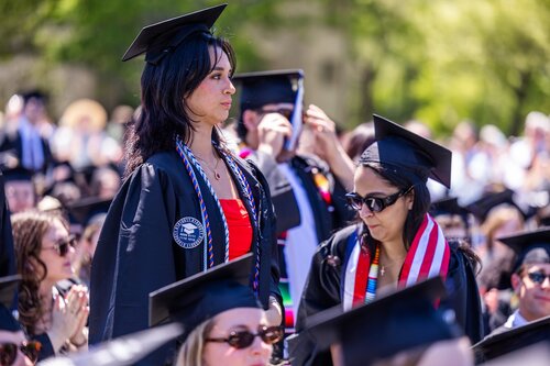 Connecticut College’s 108th Commencement Sunday, May 17, 2026 on Tempel Green.  (Connecticut College photos by Brenda De Los Santos)