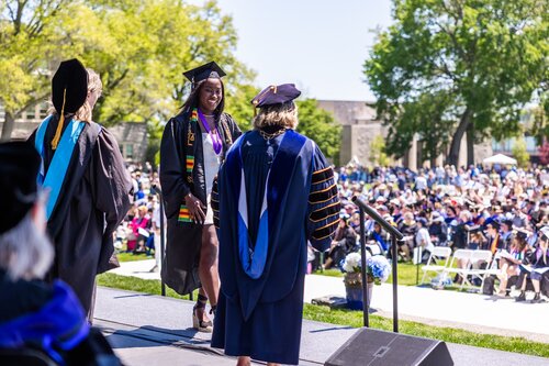 Connecticut College’s 108th Commencement Sunday, May 17, 2026 on Tempel Green.  (Connecticut College photos by Brenda De Los Santos)