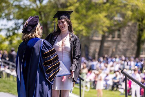 Connecticut College’s 108th Commencement Sunday, May 17, 2026 on Tempel Green.  (Connecticut College photos by Brenda De Los Santos)