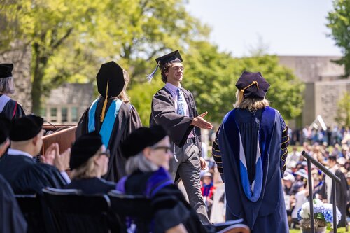 Connecticut College’s 108th Commencement Sunday, May 17, 2026 on Tempel Green.  (Connecticut College photos by Brenda De Los Santos)