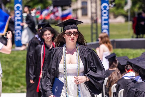 Connecticut College’s 108th Commencement Sunday, May 17, 2026 on Tempel Green.  (Connecticut College photos by Brenda De Los Santos)