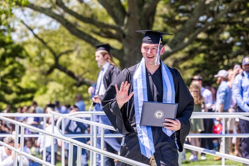 Connecticut College’s 108th Commencement Sunday, May 17, 2026 on Tempel Green.  (Connecticut College photos by Brenda De Los Santos)