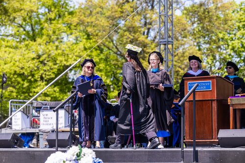 Connecticut College’s 108th Commencement Sunday, May 17, 2026 on Tempel Green.  (Connecticut College photos by Brenda De Los Santos)
