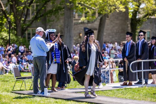 Connecticut College’s 108th Commencement Sunday, May 17, 2026 on Tempel Green.  (Connecticut College photos by Brenda De Los Santos)
