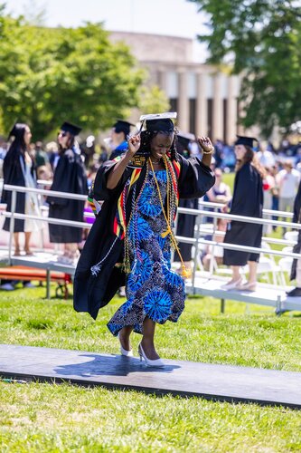 Connecticut College’s 108th Commencement Sunday, May 17, 2026 on Tempel Green.  (Connecticut College photos by Brenda De Los Santos)