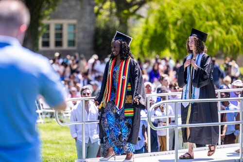 Connecticut College’s 108th Commencement Sunday, May 17, 2026 on Tempel Green.  (Connecticut College photos by Brenda De Los Santos)