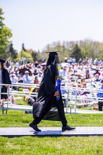 Connecticut College’s 108th Commencement Sunday, May 17, 2026 on Tempel Green.  (Connecticut College photos by Brenda De Los Santos)