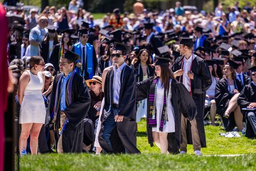 Connecticut College’s 108th Commencement Sunday, May 17, 2026 on Tempel Green.  (Connecticut College photos by Brenda De Los Santos)