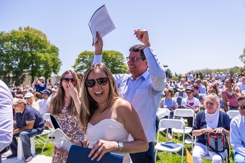 Connecticut College’s 108th Commencement Sunday, May 17, 2026 on Tempel Green.  (Connecticut College photos by Brenda De Los Santos)