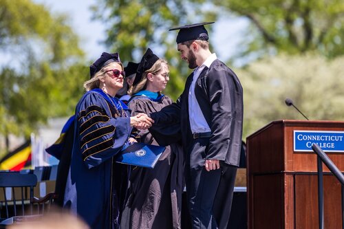 Connecticut College’s 108th Commencement Sunday, May 17, 2026 on Tempel Green.  (Connecticut College photos by Brenda De Los Santos)