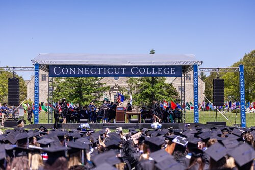 Connecticut College’s 108th Commencement Sunday, May 17, 2026 on Tempel Green.  (Connecticut College photos by Brenda De Los Santos)