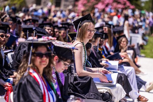 Connecticut College’s 108th Commencement Sunday, May 17, 2026 on Tempel Green.  (Connecticut College photos by Brenda De Los Santos)