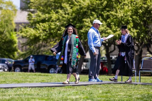 Connecticut College’s 108th Commencement Sunday, May 17, 2026 on Tempel Green.  (Connecticut College photos by Brenda De Los Santos)