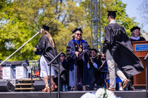 Connecticut College’s 108th Commencement Sunday, May 17, 2026 on Tempel Green.  (Connecticut College photos by Brenda De Los Santos)