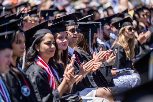 Connecticut College’s 108th Commencement Sunday, May 17, 2026 on Tempel Green.  (Connecticut College photos by Brenda De Los Santos)