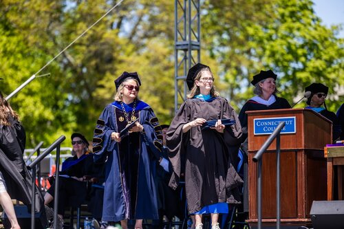 Connecticut College’s 108th Commencement Sunday, May 17, 2026 on Tempel Green.  (Connecticut College photos by Brenda De Los Santos)