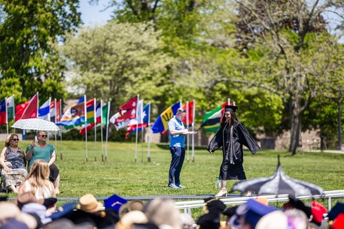 Connecticut College’s 108th Commencement Sunday, May 17, 2026 on Tempel Green.  (Connecticut College photos by Brenda De Los Santos)