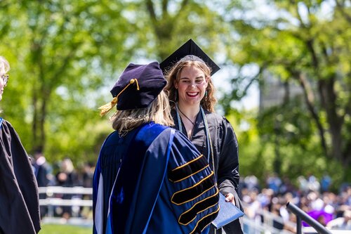 Connecticut College’s 108th Commencement Sunday, May 17, 2026 on Tempel Green.  (Connecticut College photos by Brenda De Los Santos)