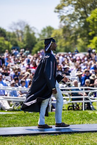 Connecticut College’s 108th Commencement Sunday, May 17, 2026 on Tempel Green.  (Connecticut College photos by Brenda De Los Santos)
