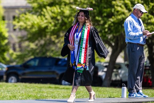 Connecticut College’s 108th Commencement Sunday, May 17, 2026 on Tempel Green.  (Connecticut College photos by Brenda De Los Santos)