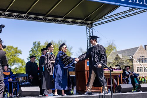 Connecticut College’s 108th Commencement Sunday, May 17, 2026 on Tempel Green.  (Connecticut College photos by Brenda De Los Santos)