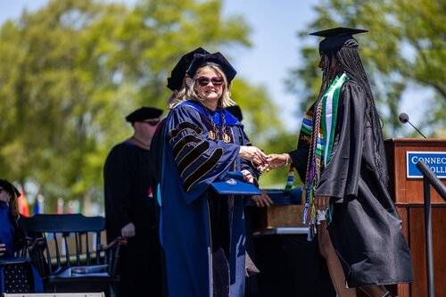 Connecticut College’s 108th Commencement Sunday, May 17, 2026 on Tempel Green.  (Connecticut College photos by Brenda De Los Santos)