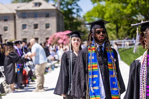 Connecticut College’s 108th Commencement Sunday, May 17, 2026 on Tempel Green.  (Connecticut College photos by Brenda De Los Santos)