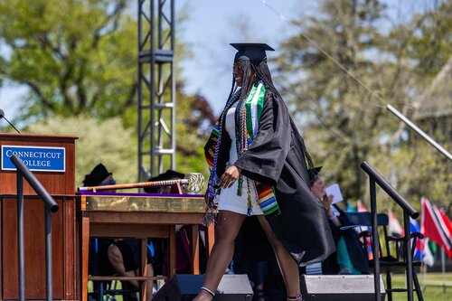 Connecticut College’s 108th Commencement Sunday, May 17, 2026 on Tempel Green.  (Connecticut College photos by Brenda De Los Santos)