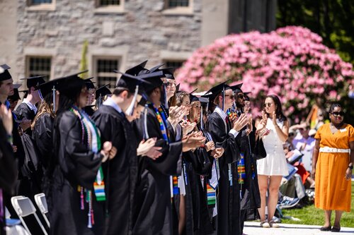 Connecticut College’s 108th Commencement Sunday, May 17, 2026 on Tempel Green.  (Connecticut College photos by Brenda De Los Santos)