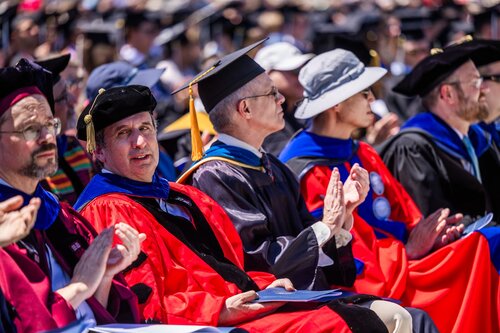 Connecticut College’s 108th Commencement Sunday, May 17, 2026 on Tempel Green.  (Connecticut College photos by Brenda De Los Santos)