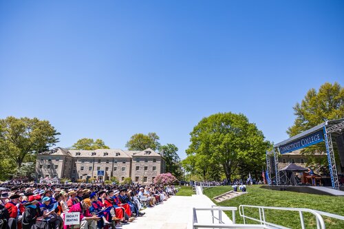 Connecticut College’s 108th Commencement Sunday, May 17, 2026 on Tempel Green.  (Connecticut College photos by Brenda De Los Santos)