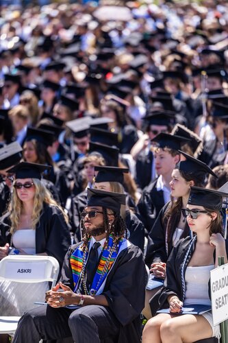 Connecticut College’s 108th Commencement Sunday, May 17, 2026 on Tempel Green.  (Connecticut College photos by Brenda De Los Santos)