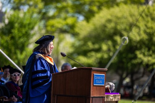 Connecticut College’s 108th Commencement Sunday, May 17, 2026 on Tempel Green.  (Connecticut College photos by Brenda De Los Santos)