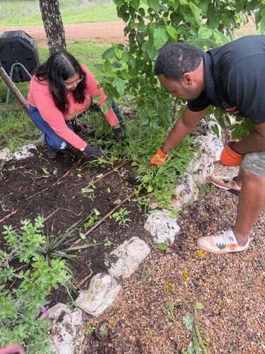 AAYHF was honored to partner with Casa de Miel, giving back through hands‑on service in one of their beautiful garden spaces, honoring the land and the people it nourishes.